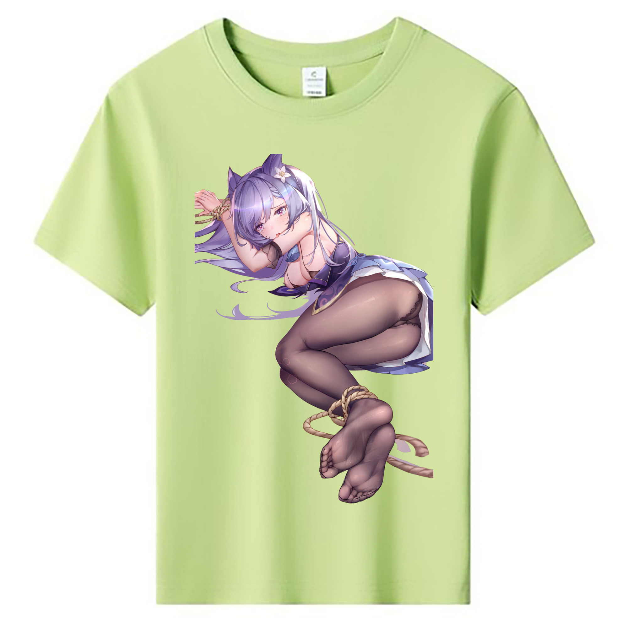 げんし神 刻晴 こくせい genshin Kokusei 綿100％キッズTシャツ（フロントプリント）
